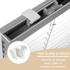 Pack of 8 clamp supports for blinds, universal plastic clamp