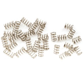 Musiclily Pro Steel Springs for Strat Style Electric Guitar Bridge Saddle, Nickel (20pcs 8mm and 10pcs 6mm)