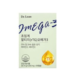 닥터린 초임계 알티지 오메가3 1025mg 30캡슐 1개 Dr. Lin Supercritical RTG Omega 3 1025mg 30 Capsules 1 Unit