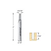 Amana Tool - 45202 Solid Carbide Cutting Edge Straight Plunge