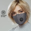 NUÜR Washable Face Mask, 3 Layer Design, Air Valve and