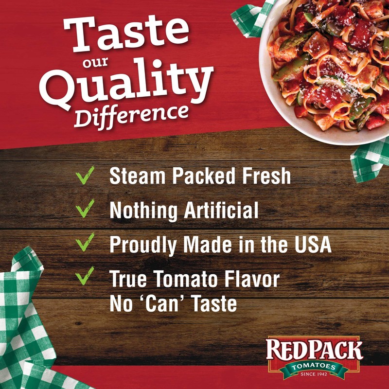 Redpack | Tomato Sauce | 8oz Can (Pack of 6)