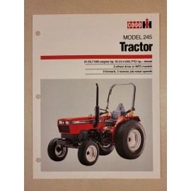 Case IH 245 Compact Tractor Sales Literature/Bro
