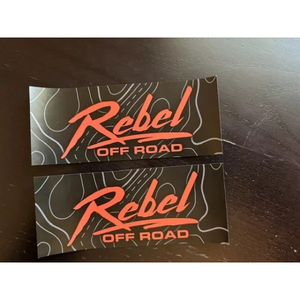 OEM Rebel Off Road CUSTOM OEM Sticker 2PC SET 6"x2.5"