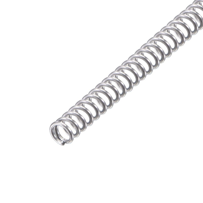 sourcing map Compression Spring,304 Stainless Steel,2mm OD,0.3mm Wire Size,9mm Compressed