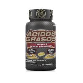 OMEGA 3 ÁCIDOS GRASOS OMEGA 3 CÁPSULAS Ácido graso de salmón de Alaska.
