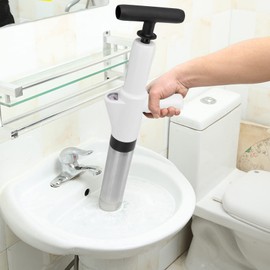 Powerful Toilet Plunger Drain Unblocker - Manual Pneumatic Dredge Equipment BlasterCleaner, Comfortable Handle, Fast Remove Blockages, Applicable to Various Pipes