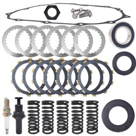 BIGLKNM Clutch Kit & Clutch Cover Gasket & Clutch Lifeter Pin Bearing Compatible for Honda 400EX 400X 1999-2008 Sportrax 400 TRX400EX 2x4 2009-2014 TRX400X 2x4