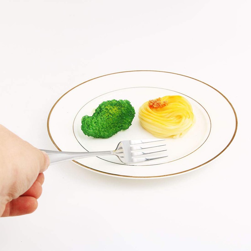 sourcing map Stainless Steel Forks 6 Pcs Salad Dinner Fork