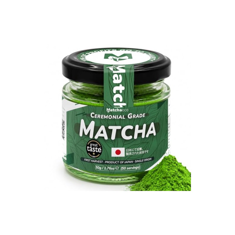 Matchaeco Smooth Ceremonial Grade Matcha Powder 50g