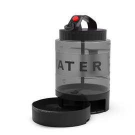 ZJchao Botella de Agua para Perros Portátil, Gran Capacidad, Dispensador de Agua a Prueba de Fugas para Viajes, Senderismo y Actividades Al Aire Libre