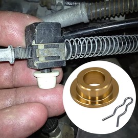 Lanphitus 2Pcs AOD Transmission Throttle Valve Linkage TV Cable Brass Grommet Bushing Upgrade Kit For Ford Mustang 1987-1993 For Lincoln Town Car 1987-1992 F3SZ-7H303-B F3SZ7H303B