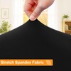 Spotjoy Round Spandex Tablecloth with Elastic Fit for 45"-56" Tables