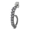 Retro Style Octopus Tentacle Claw Tail Half Hoop Stud Earrings