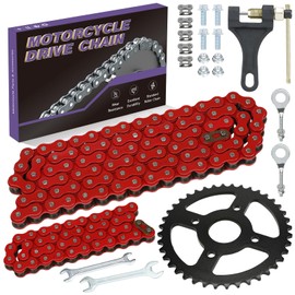 CILOYU 40/41/420 Sprocket 40T Mini Bike Chain 42 and 90 Links Replacement for Coleman BT200X CT200U CT200U-EX Baja TrailMaster Warrior Heat MB200 MB165 Predator 212cc 196cc 6.5hp 5.5hp Minibike Parts
