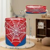 Red Spider Web Laundry Hamper - 58L Collapsible Waterproof Large