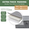 LotFancy China Storage Containers - Quilted 6-Piece Set Storage Box-