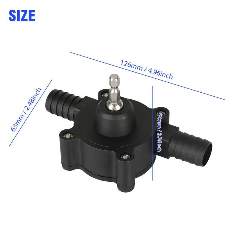 SJAPCK Electric Hand Drill Drive Self Priming Pump Water Oil
