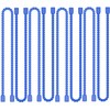 8PCS 12-Inch Silicone Cable Ties, Bendable Rubber Twist Ties, Reusable