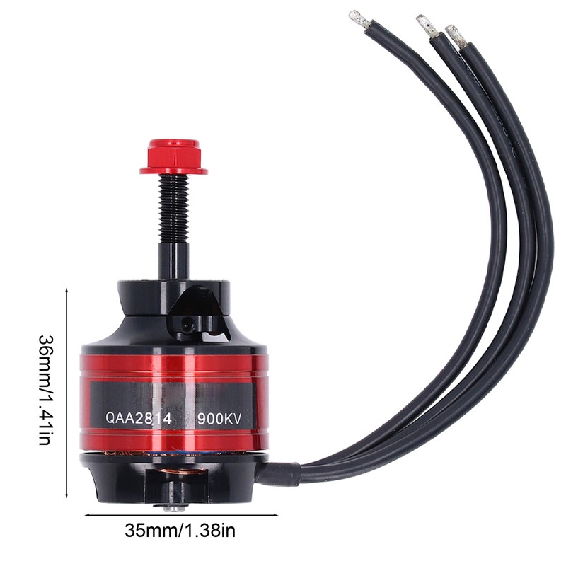 QAA2814‑900KV RC Brushless Motor 6S Plane Motor 14 Poles High
