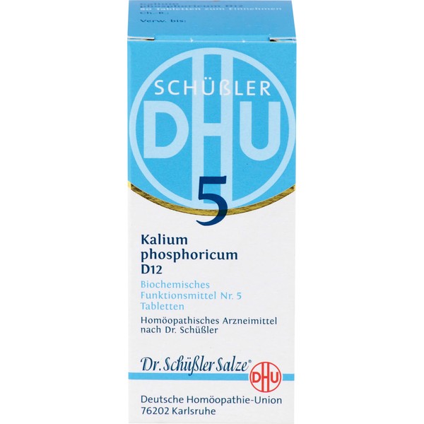 DHU Schüßler-Salz Nr. 5 Kalium phosphoricum D12 Tabletten, 80 pcs. Tablets
