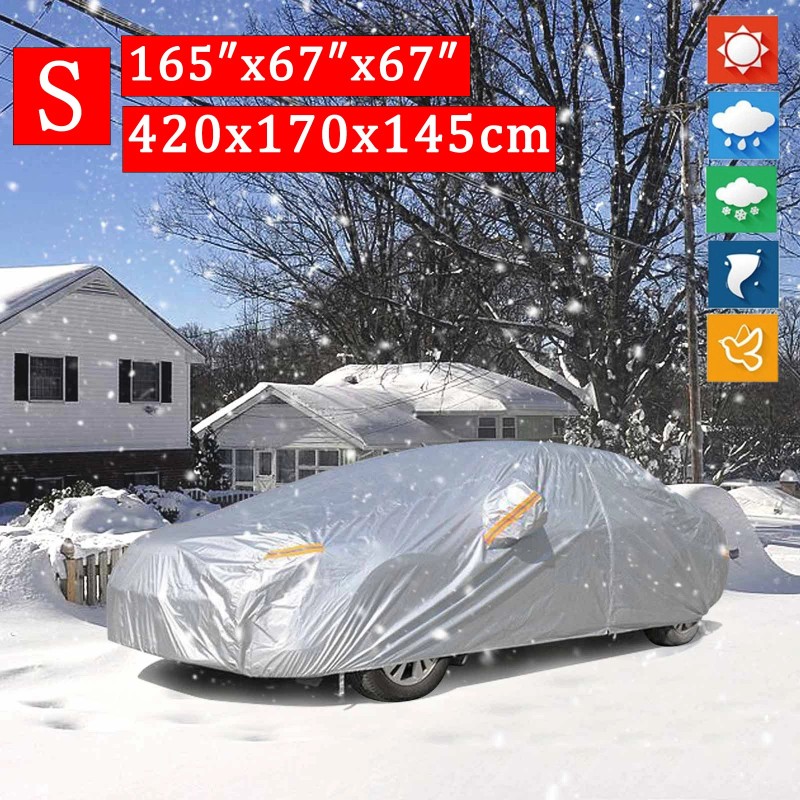 NEVERLAND Full Sedan Car Cover Waterproof All Weather Dust Sun