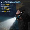 ULTRAFIRE Mini Flashlight, 1000 High Lumens Pocket EDC Flashlight, Small