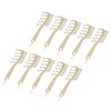 10pcs Z Shaped Wide Tooth Comb Stylish Portable Double Sided