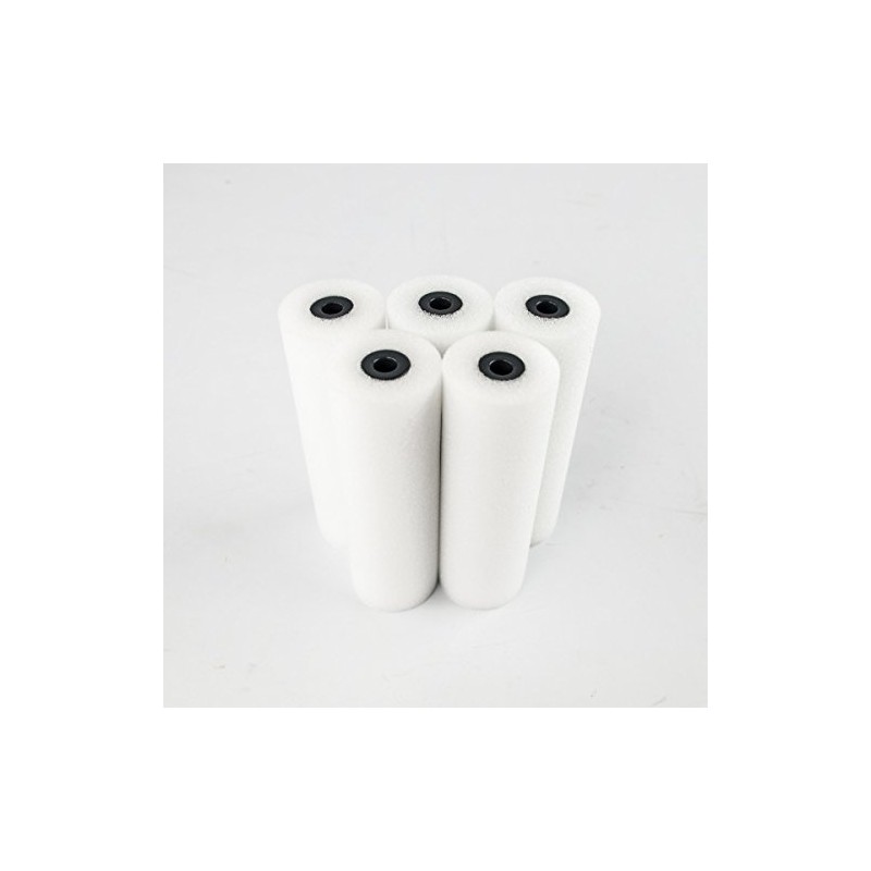 5 PIECES, FINE FOAM ROLLER STRAIGHT KERN 15 mm UPHOLSTERY