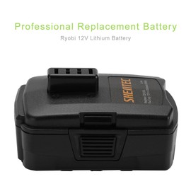Shentec 3.0Ah 12V Battery Compatible with RYOBI CB120L CB121L BPL-1220 130503001 130503005, 12V Lithium Battery (NOT for CB120N)