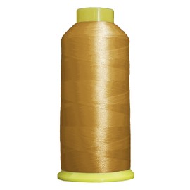 threadart groß, Polyester Gewinde – 5000 m – 40 WT – 160 Farben erhältlich Maisgelb