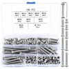 M6 Screws Set, 148 Pieces Rounded Head Hex Screws with