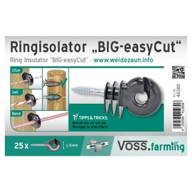 VOSS.farming 25x Ring Insulator Extra Large Big EasyCut, Range, Corner and Start Insulator