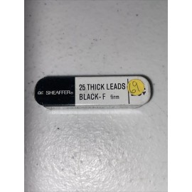 Sheaffer One Tin Sheaffer's Thick Pencil R Leads Black F Firm (25 Leads Total)