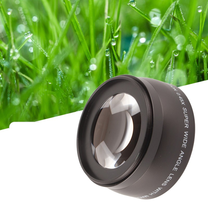 JSR‑1151 Advanced 58MM 0.45X Wide Angle Macro Lens Fit for