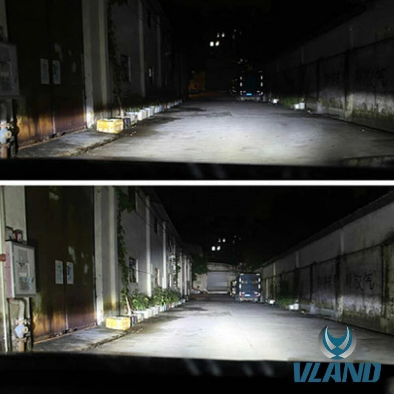 VLAND Pair D2H LED Headlight Bulbs 50W 6000K 4500LM Fit
