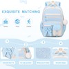 DIGOBAY Backpack for Girls, 3PCS Girls Backpack for School with