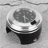 EVGATSAUTO Motorcycle Handlebar Watch, Motorcycle Modification Handlebar Mount Waterproof Quartz