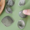 40 Pcs Stainless Steel Pipe Screens Filter, Adjustable Pre-Cut Bowl
