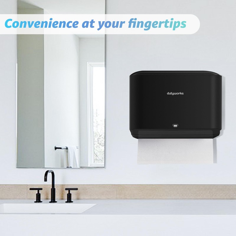 DUTYWORKS Paper Towel Dispenser Wall Mount, Multifold Paper Towel Holder