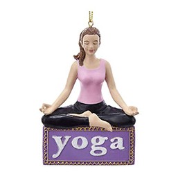 Kurt Adler Yoga Christmas Ornament