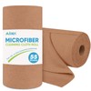 AIDEA Microfiber Cleaning Cloth Roll, 55 Sheets Shop Towels Washable,
