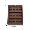 Mrs. Anderson's Baking Chocolate Mold, Non-Stick European-Grade Silicone, Triple Chocolate