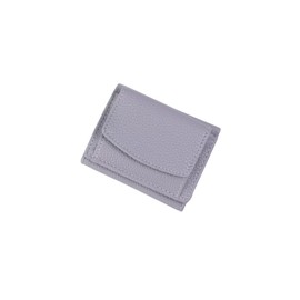 TOEDNNQI Women's Mini Wallet, Small, Compact, Trifold Wallet, Ultra Lightweight, Won't Fold Your Bills, Lightweight, Cute, Mini Wallet, Box-shaped Coin Purse, Ash Blue