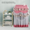Household Sunscreen Washing Machine Lace Cover Dustproof Protective Cover 60x60x85cmPink