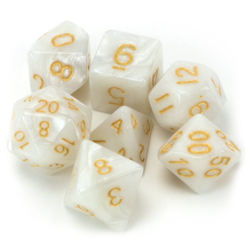 Wiz Dice 7 Die Polyhedral Dice Set - Forbidden Treasure