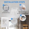 Bonsicoky 9x9 Inch Bathroom Exhaust Fan Cover
