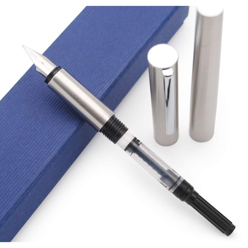 JINHAO 35 Metal Fountain Pen Ink Pen (Steel Body, Fine