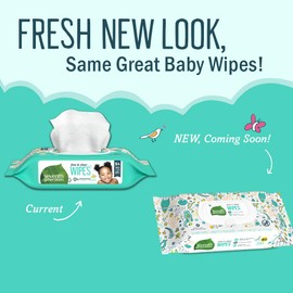 Seventh Generation Baby Wipes, Free & Clear with Flip Top Dispenser, 64 count