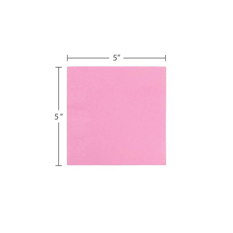 JAM PAPER Small Beverage Napkins - 5 x 5 -